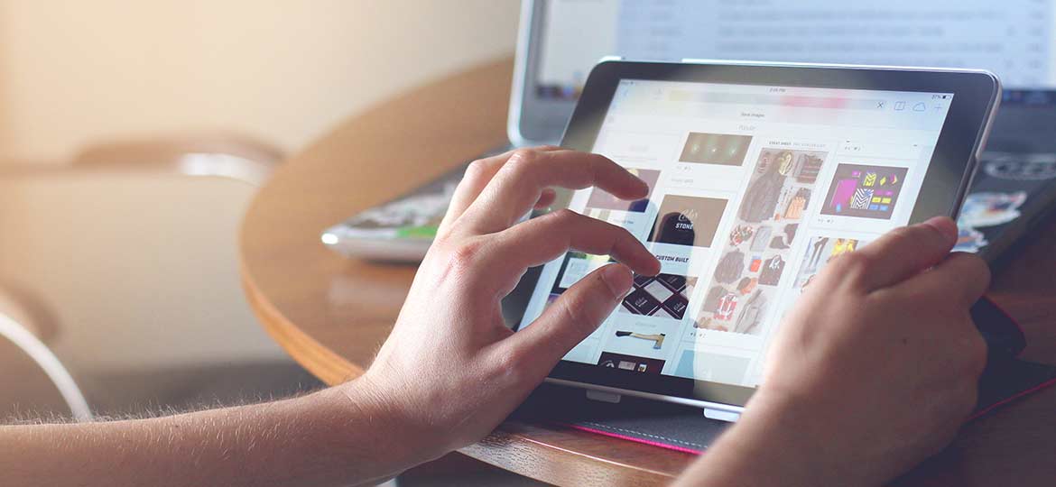 Person Working on iPad