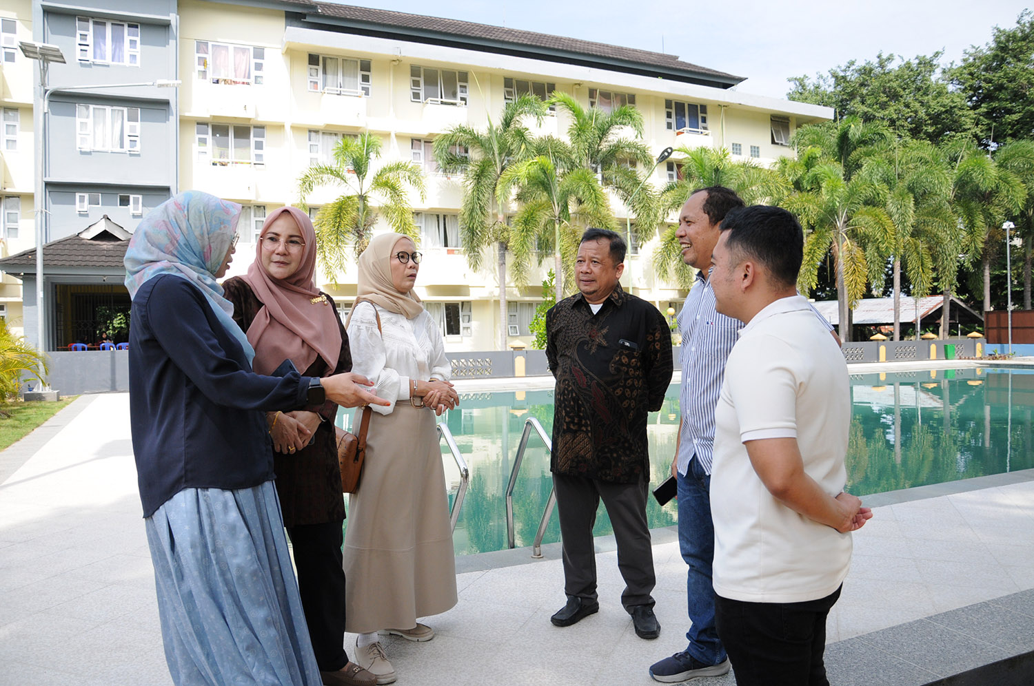Asesor LAMEMBA Bersama Ketua Prodi S1 Ekonomi Pembangunan dan Dekan FEB Unram